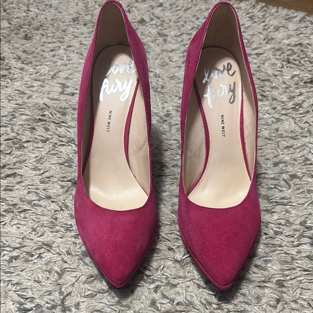 Nine West Love Fury Pink Heels